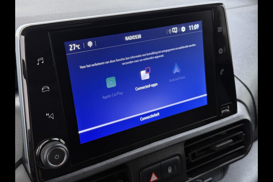 Opel Combo 1.5D 102PK L1H1 Koelkast+Inbouwladen Airco Navi Stoelverwarming Apple Carplay Android Auto Cruise Control DAB Bluetooth Pdc Euro 6 Achterklep Schuifdeur Wandbetimmering Betonplex Vloer 1e Eigenaar Dealeronderhouden Origineel Nederlandse Auto