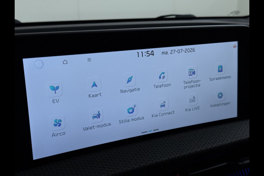 Kia Ev6 Plus 77.4kWh SOH 100% Trekhaak Adap.Cruise Warmtepomp Leder+Ventilatie+Verwarming Meridian®-Surround Verwarmd Stuur+Achterbank N Stoel-Memory Elek.Achterklep Privacy Glas USB Bluetooth DAB ESP Lane Assist 1.600KG Trekgewicht Dealeronderhouden