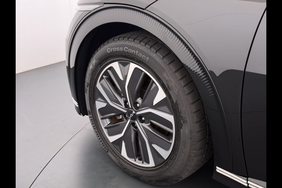 Kia Ev6 Plus 77.4kWh SOH 100% Trekhaak Adap.Cruise Warmtepomp Leder+Ventilatie+Verwarming Meridian®-Surround Verwarmd Stuur+Achterbank N Stoel-Memory Elek.Achterklep Privacy Glas USB Bluetooth DAB ESP Lane Assist 1.600KG Trekgewicht Dealeronderhouden