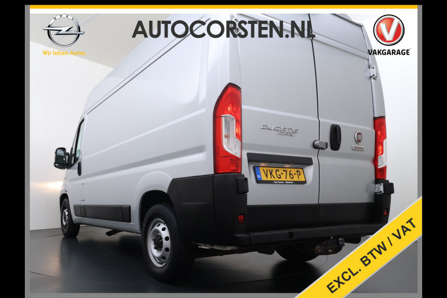 Fiat Ducato Maxi 35H 2.3D 141PK Automaat L2H1 3-Persoons Trekhaak Navi Camera Cruise Control Ecc Bluetooth Euro 6 Betonplexvloer Wandbetimmering Schuifdeur 3.000KG Trekgewicht