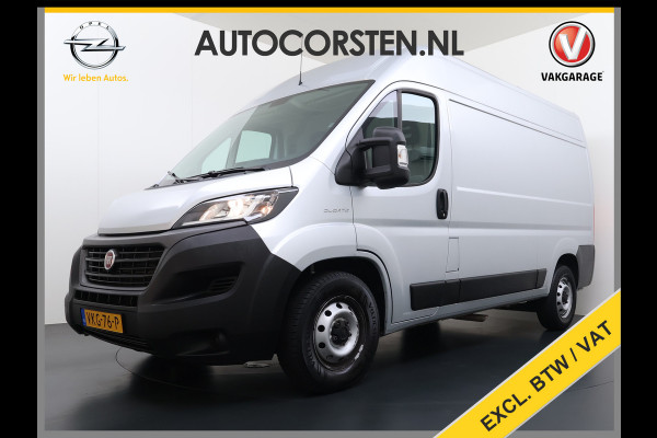 Fiat Ducato Maxi 35H 2.3D 141PK Automaat L2H1 3-Persoons Trekhaak Navi Camera Cruise Control Ecc Bluetooth Euro 6 Betonplexvloer Wandbetimmering Schuifdeur 3.000KG Trekgewicht