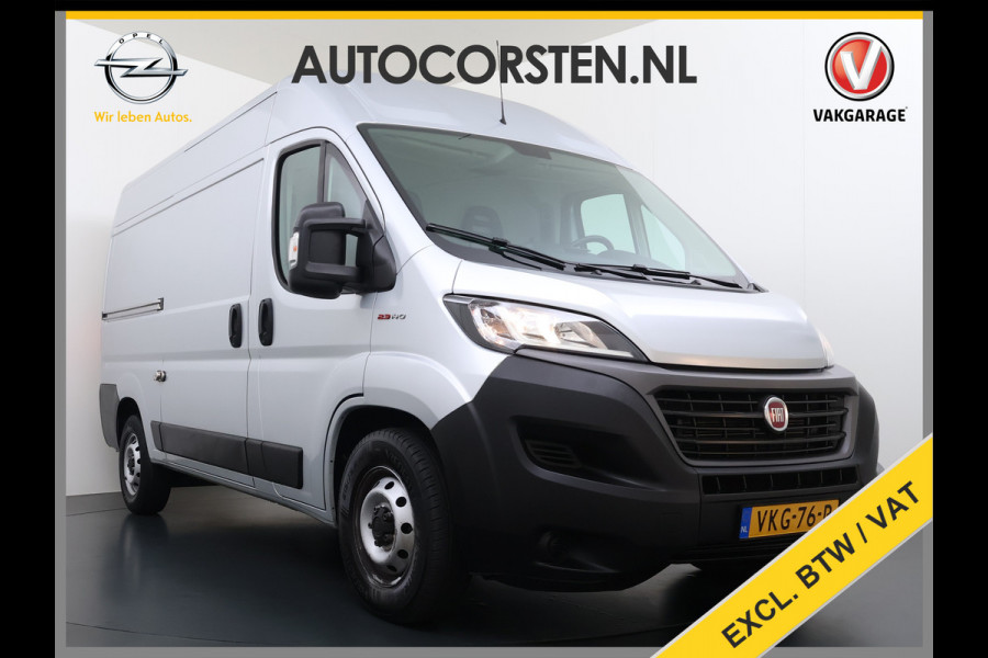 Fiat Ducato Maxi 35H 2.3D 141PK Automaat L2H1 3-Persoons Trekhaak Navi Camera Cruise Control Ecc Bluetooth Euro 6 Betonplexvloer Wandbetimmering Schuifdeur 3.000KG Trekgewicht