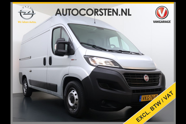 Fiat Ducato Maxi 35H 2.3D 141PK Automaat L2H1 3-Persoons Trekhaak Navi Camera Cruise Control Ecc Bluetooth Euro 6 Betonplexvloer Wandbetimmering Schuifdeur 3.000KG Trekgewicht