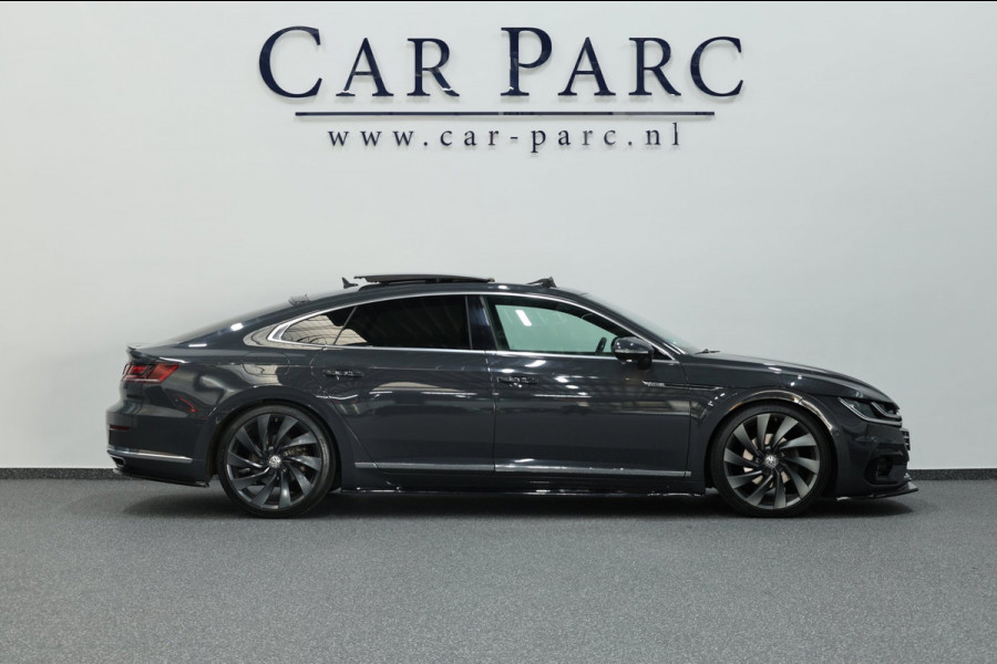 Volkswagen Arteon 2.0 TSI 3x R-line MAXTON/VIRTUAL/SFEER/PANO/HAF LEER+ALCANTARA+MASSAGE/KEYLESS/20"/CAM/LINE/ACC/12 MDN GARANTIE!