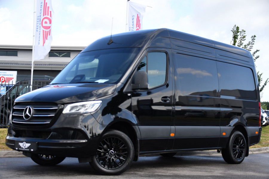 Mercedes-Benz Sprinter 319 1.9 CDI L2H2 Pro Black Edition FACELIFT! Adaptieve Cruise, luchtvering, Camera, LED, 10,5'' Mbux, Standkachel, Stoelverwarming, Sensoren, Uniek!