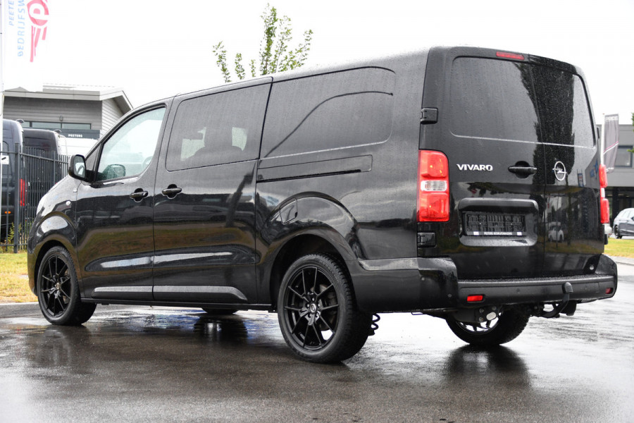 Opel Vivaro 2.2 BlueHDI L3 DC Black Edition FULL OPTIONS! Adaptieve Cruise, Camera, Virtual, 2 x Schuifdeur, Leder, Stuur/Stoel verwarming, 180pk, Automaat, LED, Uniek!