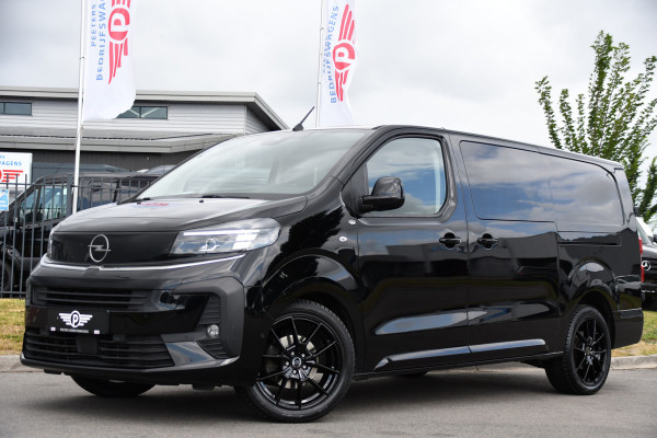 Opel Vivaro 2.2 BlueHDI L3 DC Black Edition FULL OPTIONS! Adaptieve Cruise, Camera, Virtual, 2 x Schuifdeur, Leder, Stuur/Stoel verwarming, 180pk, Automaat, LED, Uniek!