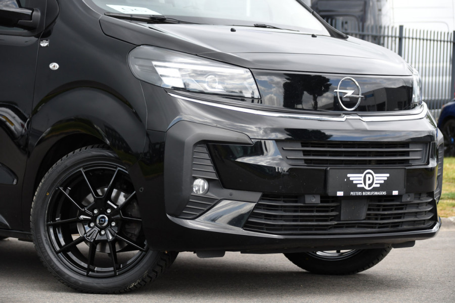Opel Vivaro 2.2 BlueHDI L3 DC Black Edition FULL OPTIONS! Adaptieve Cruise, Camera, Virtual, 2 x Schuifdeur, Leder, Stuur/Stoel verwarming, 180pk, Automaat, LED, Uniek!