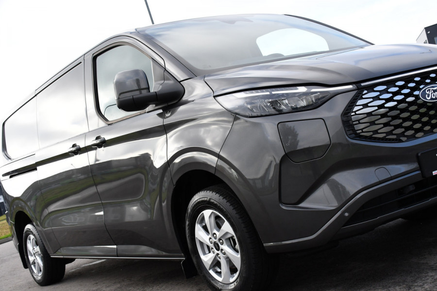 Ford E-Transit Custom 340 L2H1 Limited 65 kWh Virtual, Adaptieve Cruise, Camera, Carplay, Stoelverwarming, LED, 218pk, NAVI, Uniek!