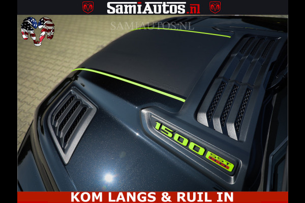 Dodge Ram Limited Night High Output 540HP 706Nm | Massage + Full Option | De Meest Luxe en Volle Pick-Up in zijn Klasse | Comfortabele Dubbele Cabine met Royale 5 Zitplaatsen | BPM vrij | Nu Leverbaar uit Voorraad | Voorraad Nr 2300 - 7689 | De specialist in Amerikaanse pick‑ups in Nederland en Europa.