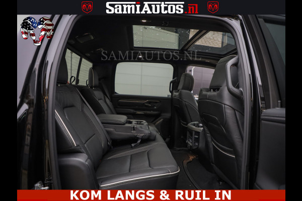 Dodge Ram Limited Night High Output 540HP 706Nm | Massage + Full Option | De Meest Luxe en Volle Pick-Up in zijn Klasse | Comfortabele Dubbele Cabine met Royale 5 Zitplaatsen | BPM vrij | Nu Leverbaar uit Voorraad | Voorraad Nr 2300 - 7689 | De specialist in Amerikaanse pick‑ups in Nederland en Europa.