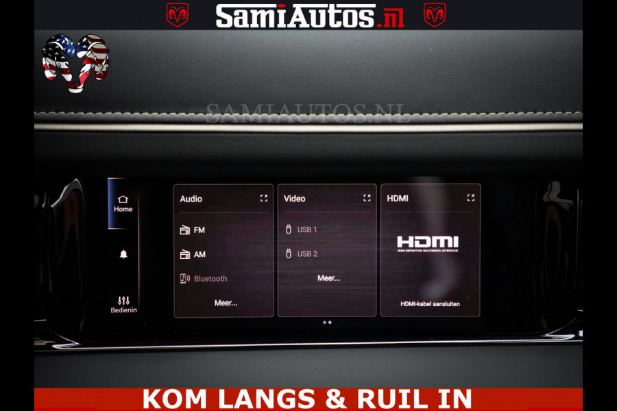 Dodge Ram Limited Night High Output 540HP 706Nm | Massage + Full Option | De Meest Luxe en Volle Pick-Up in zijn Klasse | Comfortabele Dubbele Cabine met Royale 5 Zitplaatsen | BPM vrij | Nu Leverbaar uit Voorraad | Voorraad Nr 2300 - 7689 | De specialist in Amerikaanse pick‑ups in Nederland en Europa.