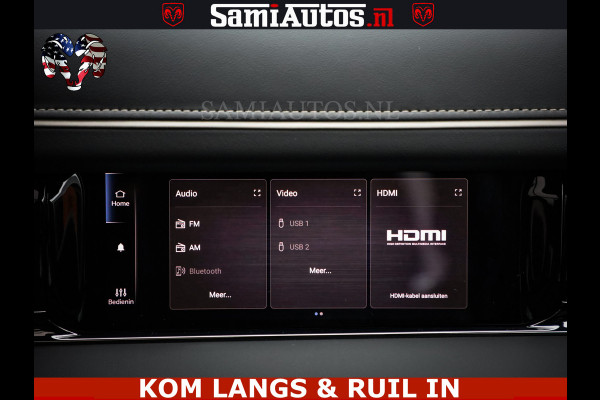 Dodge Ram Limited Night High Output 540HP 706Nm | Massage + Full Option | De Meest Luxe en Volle Pick-Up in zijn Klasse | Comfortabele Dubbele Cabine met Royale 5 Zitplaatsen | BPM vrij | Nu Leverbaar uit Voorraad | Voorraad Nr 2300 - 7689 | De specialist in Amerikaanse pick‑ups in Nederland en Europa.