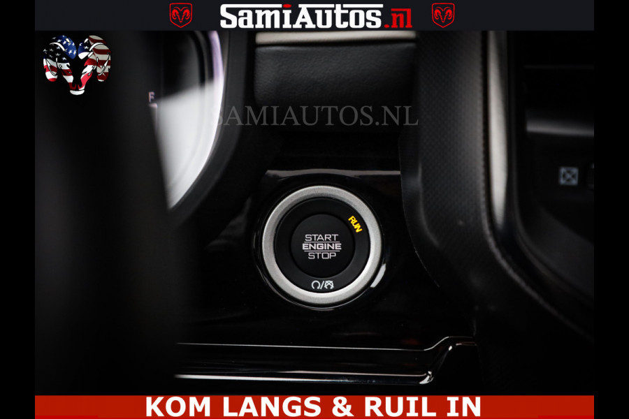 Dodge Ram Limited Night High Output 540HP 706Nm | Massage + Full Option | De Meest Luxe en Volle Pick-Up in zijn Klasse | Comfortabele Dubbele Cabine met Royale 5 Zitplaatsen | BPM vrij | Nu Leverbaar uit Voorraad | Voorraad Nr 2300 - 7689 | De specialist in Amerikaanse pick‑ups in Nederland en Europa.