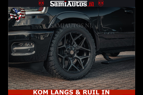 Dodge Ram Limited H.O 540PK 706Nm | Massage + Full Option | De Meest Luxe en Volle Pick-Up in zijn Klasse | Comfortabele Dubbele Cabine met Royale 5 Zitplaatsen | BPM vrij | Nu Leverbaar uit Voorraad | Voorraad Nr 2326 - 5169 | De specialist in Amerikaanse pick‑ups in Nederland en Europa.