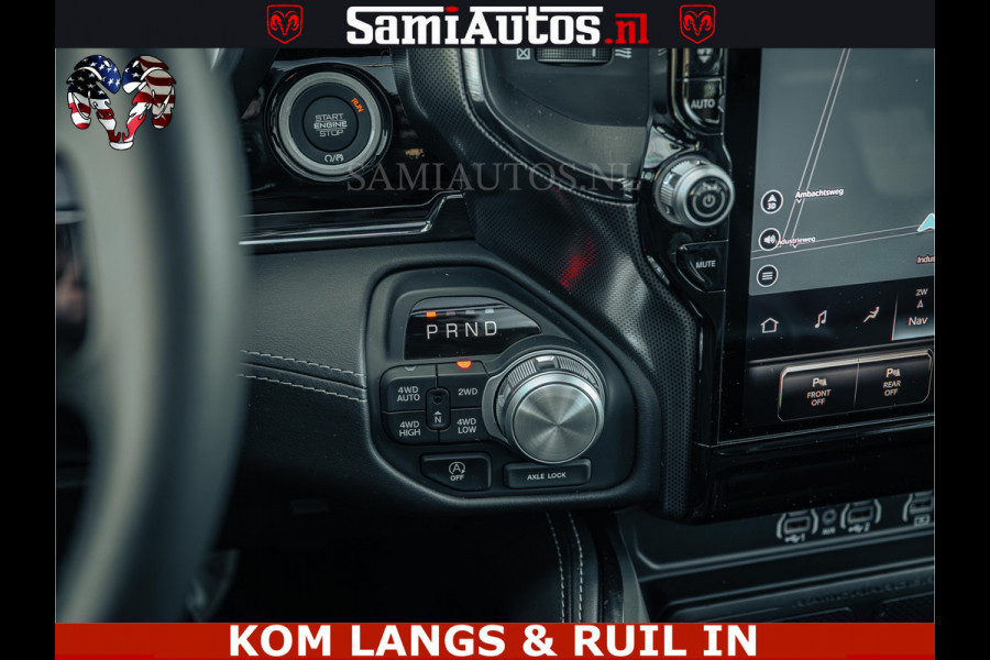Dodge Ram Limited H.O 540PK 706Nm | Massage + Full Option | De Meest Luxe en Volle Pick-Up in zijn Klasse | Comfortabele Dubbele Cabine met Royale 5 Zitplaatsen | BPM vrij | Nu Leverbaar uit Voorraad | Voorraad Nr 2326 - 5169 | De specialist in Amerikaanse pick‑ups in Nederland en Europa.