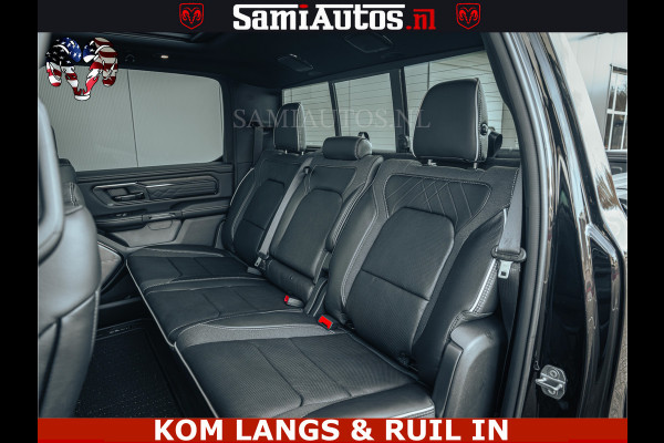 Dodge Ram Limited H.O 540PK 706Nm | Massage + Full Option | De Meest Luxe en Volle Pick-Up in zijn Klasse | Comfortabele Dubbele Cabine met Royale 5 Zitplaatsen | BPM vrij | Nu Leverbaar uit Voorraad | Voorraad Nr 2326 - 5169 | De specialist in Amerikaanse pick‑ups in Nederland en Europa.