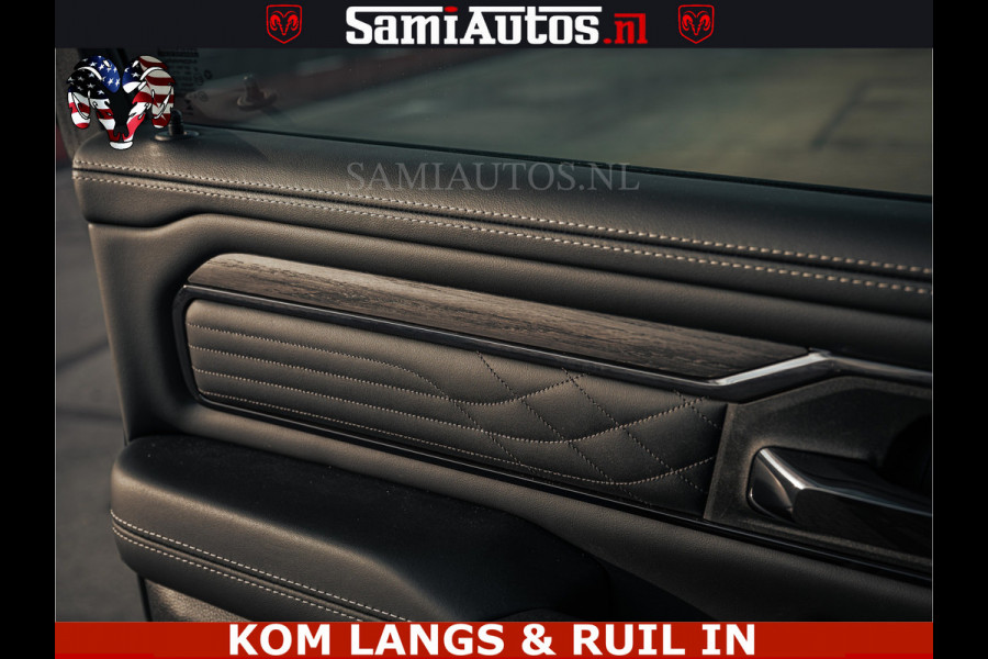 Dodge Ram Limited H.O 540PK 706Nm | Massage + Full Option | De Meest Luxe en Volle Pick-Up in zijn Klasse | Comfortabele Dubbele Cabine met Royale 5 Zitplaatsen | BPM vrij | Nu Leverbaar uit Voorraad | Voorraad Nr 2326 - 5169 | De specialist in Amerikaanse pick‑ups in Nederland en Europa.