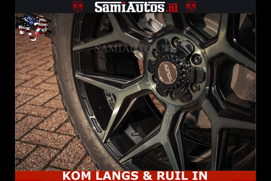 Dodge Ram Limited H.O 540PK 706Nm | Massage + Full Option | De Meest Luxe en Volle Pick-Up in zijn Klasse | Comfortabele Dubbele Cabine met Royale 5 Zitplaatsen | BPM vrij | Nu Leverbaar uit Voorraad | Voorraad Nr 2326 - 5169 | De specialist in Amerikaanse pick‑ups in Nederland en Europa.