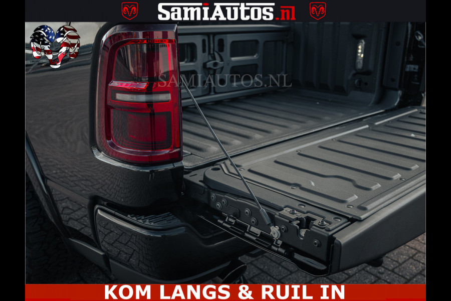 Dodge Ram Limited H.O 540PK 706Nm | Massage + Full Option | De Meest Luxe en Volle Pick-Up in zijn Klasse | Comfortabele Dubbele Cabine met Royale 5 Zitplaatsen | BPM vrij | Nu Leverbaar uit Voorraad | Voorraad Nr 2326 - 5169 | De specialist in Amerikaanse pick‑ups in Nederland en Europa.