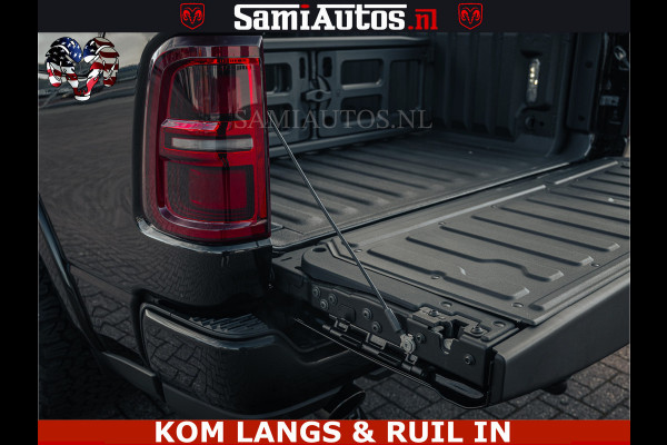 Dodge Ram Limited H.O 540PK 706Nm | Massage + Full Option | De Meest Luxe en Volle Pick-Up in zijn Klasse | Comfortabele Dubbele Cabine met Royale 5 Zitplaatsen | BPM vrij | Nu Leverbaar uit Voorraad | Voorraad Nr 2326 - 5169 | De specialist in Amerikaanse pick‑ups in Nederland en Europa.