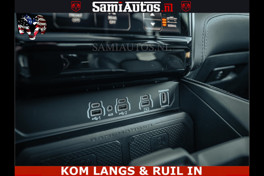 Dodge Ram Limited H.O 540PK 706Nm | Massage + Full Option | De Meest Luxe en Volle Pick-Up in zijn Klasse | Comfortabele Dubbele Cabine met Royale 5 Zitplaatsen | BPM vrij | Nu Leverbaar uit Voorraad | Voorraad Nr 2326 - 5169 | De specialist in Amerikaanse pick‑ups in Nederland en Europa.