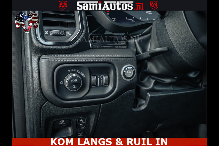 Dodge Ram Limited H.O 540PK 706Nm | Massage + Full Option | De Meest Luxe en Volle Pick-Up in zijn Klasse | Comfortabele Dubbele Cabine met Royale 5 Zitplaatsen | BPM vrij | Nu Leverbaar uit Voorraad | Voorraad Nr 2326 - 5169 | De specialist in Amerikaanse pick‑ups in Nederland en Europa.