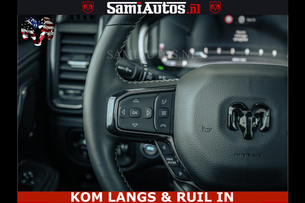 Dodge Ram Limited H.O 540PK 706Nm | Massage + Full Option | De Meest Luxe en Volle Pick-Up in zijn Klasse | Comfortabele Dubbele Cabine met Royale 5 Zitplaatsen | BPM vrij | Nu Leverbaar uit Voorraad | Voorraad Nr 2326 - 5169 | De specialist in Amerikaanse pick‑ups in Nederland en Europa.
