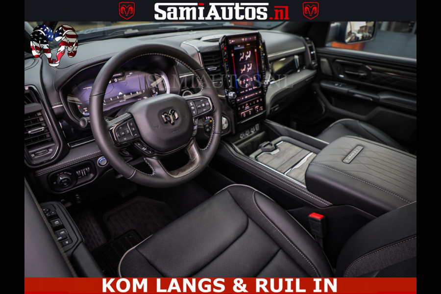 Dodge Ram LIMITED SPORT H.O 540HP 706Nm | Massage + Full Option | De Meest Luxe en Volle Pick-Up in zijn Klasse | Comfortabele Dubbele Cabine met Royale 5 Zitplaatsen | BPM vrij | Nu Leverbaar uit Voorraad | Voorraad Nr 2355 - 5149 | De specialist in Amerikaanse pick‑ups in Nederland en Europa.