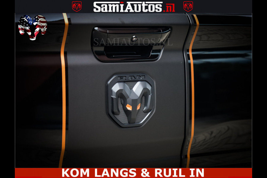 Dodge Ram LIMITED SPORT H.O 540HP 706Nm | Massage + Full Option | De Meest Luxe en Volle Pick-Up in zijn Klasse | Comfortabele Dubbele Cabine met Royale 5 Zitplaatsen | BPM vrij | Nu Leverbaar uit Voorraad | Voorraad Nr 2355 - 5149 | De specialist in Amerikaanse pick‑ups in Nederland en Europa.