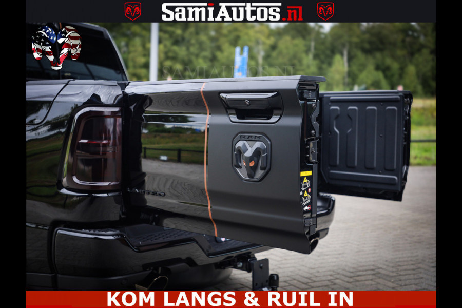 Dodge Ram LIMITED SPORT H.O 540HP 706Nm | Massage + Full Option | De Meest Luxe en Volle Pick-Up in zijn Klasse | Comfortabele Dubbele Cabine met Royale 5 Zitplaatsen | BPM vrij | Nu Leverbaar uit Voorraad | Voorraad Nr 2355 - 5149 | De specialist in Amerikaanse pick‑ups in Nederland en Europa.