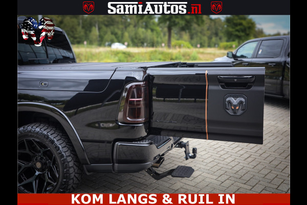 Dodge Ram LIMITED SPORT H.O 540HP 706Nm | Massage + Full Option | De Meest Luxe en Volle Pick-Up in zijn Klasse | Comfortabele Dubbele Cabine met Royale 5 Zitplaatsen | BPM vrij | Nu Leverbaar uit Voorraad | Voorraad Nr 2355 - 5149 | De specialist in Amerikaanse pick‑ups in Nederland en Europa.