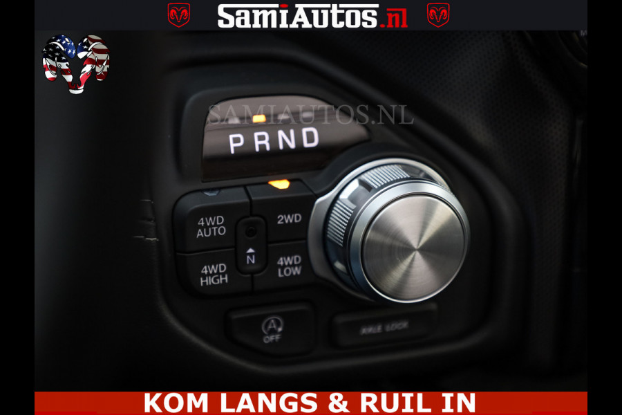 Dodge Ram LIMITED SPORT H.O 540HP 706Nm | Massage + Full Option | De Meest Luxe en Volle Pick-Up in zijn Klasse | Comfortabele Dubbele Cabine met Royale 5 Zitplaatsen | BPM vrij | Nu Leverbaar uit Voorraad | Voorraad Nr 2355 - 5149 | De specialist in Amerikaanse pick‑ups in Nederland en Europa.