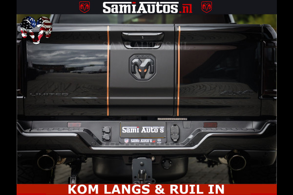 Dodge Ram LIMITED SPORT H.O 540HP 706Nm | Massage + Full Option | De Meest Luxe en Volle Pick-Up in zijn Klasse | Comfortabele Dubbele Cabine met Royale 5 Zitplaatsen | BPM vrij | Nu Leverbaar uit Voorraad | Voorraad Nr 2355 - 5149 | De specialist in Amerikaanse pick‑ups in Nederland en Europa.