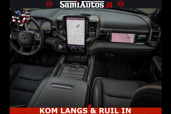 Dodge Ram LIMITED SPORT H.O 540HP 706Nm | Massage + Full Option | De Meest Luxe en Volle Pick-Up in zijn Klasse | Comfortabele Dubbele Cabine met Royale 5 Zitplaatsen | BPM vrij | Nu Leverbaar uit Voorraad | Voorraad Nr 2355 - 5149 | De specialist in Amerikaanse pick‑ups in Nederland en Europa.