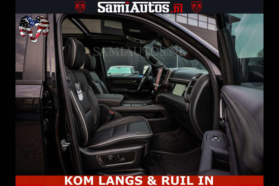 Dodge Ram LIMITED SPORT H.O 540HP 706Nm | Massage + Full Option | De Meest Luxe en Volle Pick-Up in zijn Klasse | Comfortabele Dubbele Cabine met Royale 5 Zitplaatsen | BPM vrij | Nu Leverbaar uit Voorraad | Voorraad Nr 2355 - 5149 | De specialist in Amerikaanse pick‑ups in Nederland en Europa.