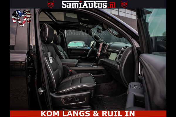 Dodge Ram LIMITED SPORT H.O 540HP 706Nm | Massage + Full Option | De Meest Luxe en Volle Pick-Up in zijn Klasse | Comfortabele Dubbele Cabine met Royale 5 Zitplaatsen | BPM vrij | Nu Leverbaar uit Voorraad | Voorraad Nr 2355 - 5149 | De specialist in Amerikaanse pick‑ups in Nederland en Europa.