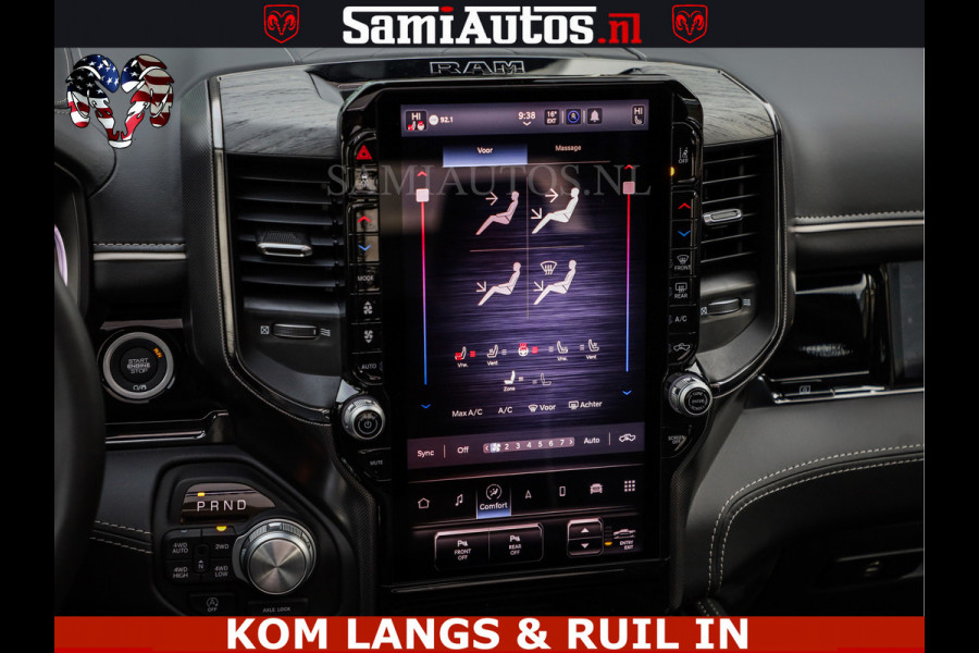 Dodge Ram LIMITED SPORT H.O 540HP 706Nm | Massage + Full Option | De Meest Luxe en Volle Pick-Up in zijn Klasse | Comfortabele Dubbele Cabine met Royale 5 Zitplaatsen | BPM vrij | Nu Leverbaar uit Voorraad | Voorraad Nr 2355 - 5149 | De specialist in Amerikaanse pick‑ups in Nederland en Europa.