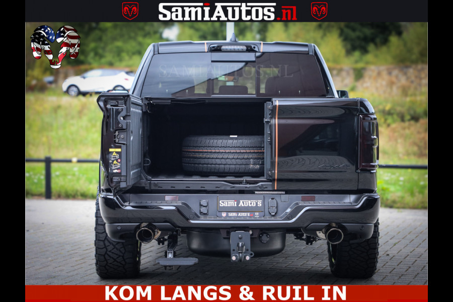Dodge Ram LIMITED SPORT H.O 540HP 706Nm | Massage + Full Option | De Meest Luxe en Volle Pick-Up in zijn Klasse | Comfortabele Dubbele Cabine met Royale 5 Zitplaatsen | BPM vrij | Nu Leverbaar uit Voorraad | Voorraad Nr 2355 - 5149 | De specialist in Amerikaanse pick‑ups in Nederland en Europa.
