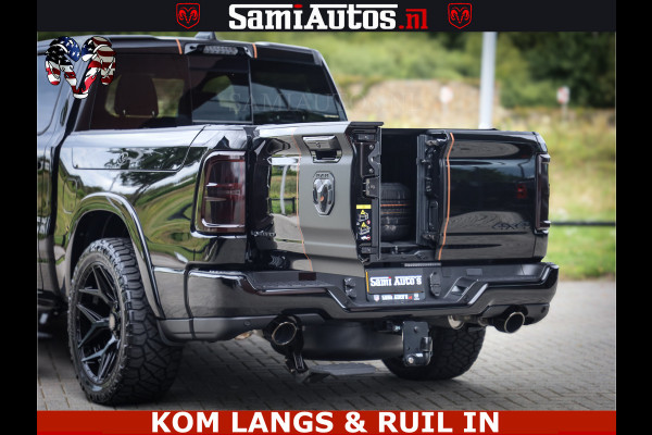 Dodge Ram LIMITED SPORT H.O 540HP 706Nm | Massage + Full Option | De Meest Luxe en Volle Pick-Up in zijn Klasse | Comfortabele Dubbele Cabine met Royale 5 Zitplaatsen | BPM vrij | Nu Leverbaar uit Voorraad | Voorraad Nr 2355 - 5149 | De specialist in Amerikaanse pick‑ups in Nederland en Europa.