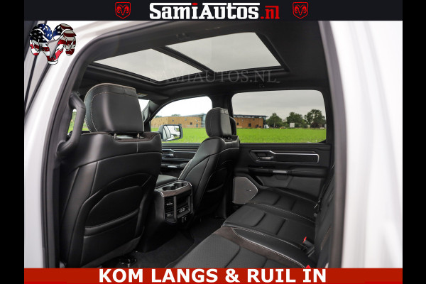 Dodge Ram HUD | 420PK | LUCHTVERING | PANO | PASSAGIERSSCHERM | BOM EN BOM VOL | Comfortabele Dubbele Cabine met Royale 5 Zitplaatsen | DODGE RAM PREMIUM LARAMIE EDITION | Voorraad Nr 2230 - 8765 | De specialist in Amerikaanse pick‑ups in Nederland en Europa.
