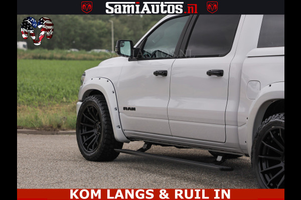 Dodge Ram HUD | 420PK | LUCHTVERING | PANO | PASSAGIERSSCHERM | BOM EN BOM VOL | Comfortabele Dubbele Cabine met Royale 5 Zitplaatsen | DODGE RAM PREMIUM LARAMIE EDITION | Voorraad Nr 2230 - 8765 | De specialist in Amerikaanse pick‑ups in Nederland en Europa.