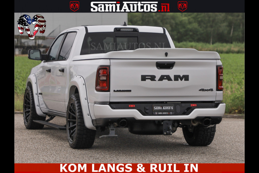 Dodge Ram HUD | 420PK | LUCHTVERING | PANO | PASSAGIERSSCHERM | BOM EN BOM VOL | Comfortabele Dubbele Cabine met Royale 5 Zitplaatsen | DODGE RAM PREMIUM LARAMIE EDITION | Voorraad Nr 2230 - 8765 | De specialist in Amerikaanse pick‑ups in Nederland en Europa.