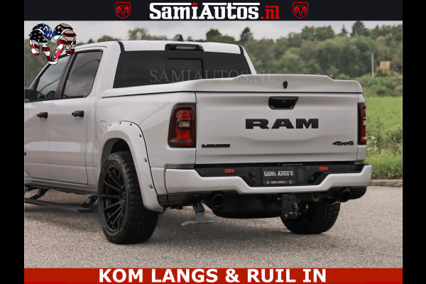Dodge Ram HUD | 420PK | LUCHTVERING | PANO | PASSAGIERSSCHERM | BOM EN BOM VOL | Comfortabele Dubbele Cabine met Royale 5 Zitplaatsen | DODGE RAM PREMIUM LARAMIE EDITION | Voorraad Nr 2230 - 8765 | De specialist in Amerikaanse pick‑ups in Nederland en Europa.