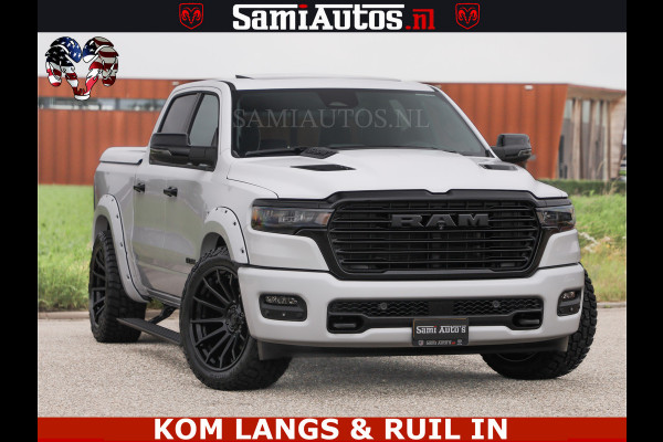 Dodge Ram HUD | 420PK | LUCHTVERING | PANO | PASSAGIERSSCHERM | BOM EN BOM VOL | Comfortabele Dubbele Cabine met Royale 5 Zitplaatsen | DODGE RAM PREMIUM LARAMIE EDITION | Voorraad Nr 2230 - 8765 | De specialist in Amerikaanse pick‑ups in Nederland en Europa.