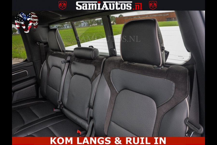 Dodge Ram HUD | 420PK | LUCHTVERING | PANO | PASSAGIERSSCHERM | BOM EN BOM VOL | Comfortabele Dubbele Cabine met Royale 5 Zitplaatsen | DODGE RAM PREMIUM LARAMIE EDITION | Voorraad Nr 2230 - 8765 | De specialist in Amerikaanse pick‑ups in Nederland en Europa.