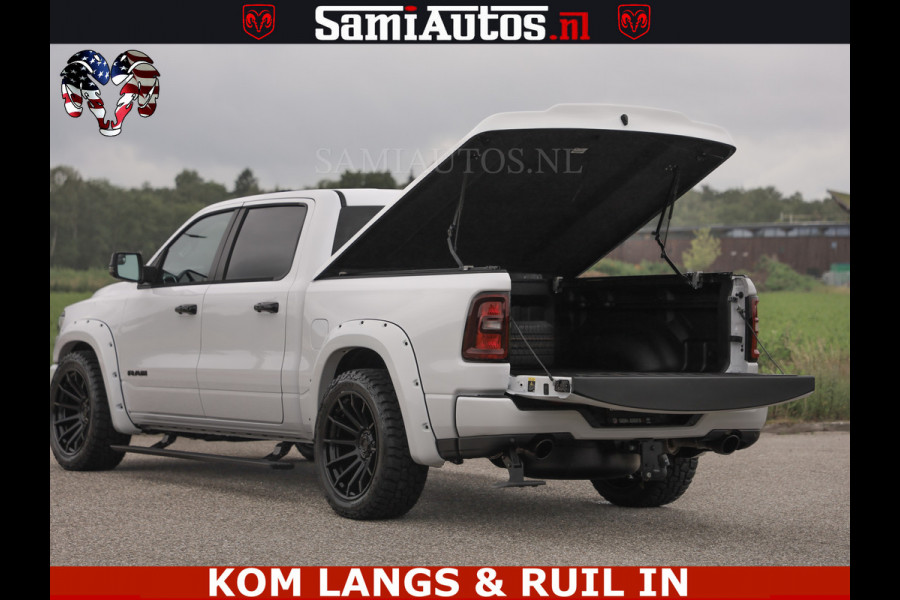 Dodge Ram HUD | 420PK | LUCHTVERING | PANO | PASSAGIERSSCHERM | BOM EN BOM VOL | Comfortabele Dubbele Cabine met Royale 5 Zitplaatsen | DODGE RAM PREMIUM LARAMIE EDITION | Voorraad Nr 2230 - 8765 | De specialist in Amerikaanse pick‑ups in Nederland en Europa.