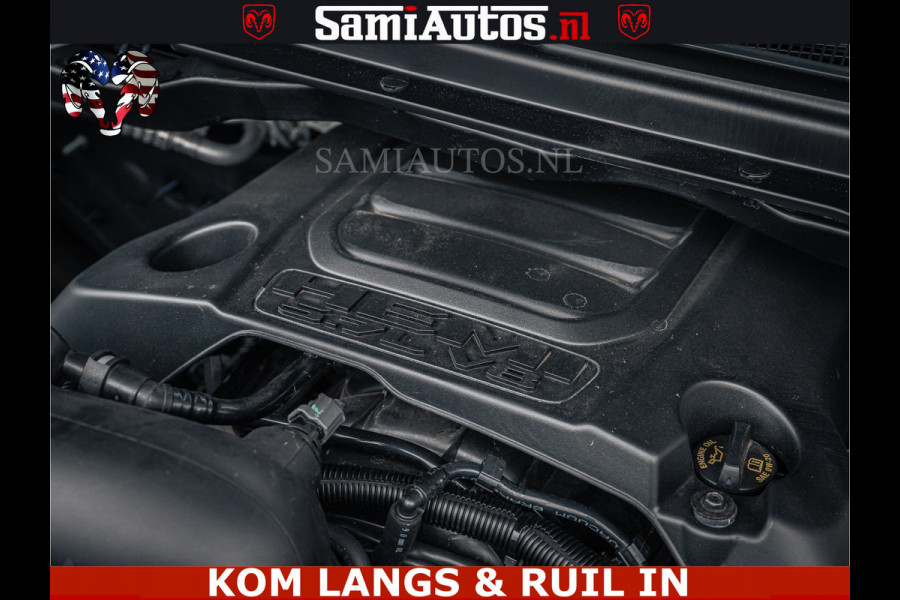 Dodge Ram SPORT | 5.7 V8 4x4 HEMI | PANORAMA DAK | GROOTSCHERM 12 INCH | LPG | Patriot Blue CREW CAB | DUBBELE CABINE | 5 PERSOONS | DC | VOORRAAD NR 2555 - 3325 | De specialist in Amerikaanse pick‑ups in Nederland en Europa.