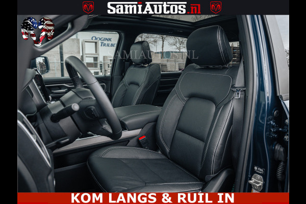 Dodge Ram SPORT | 5.7 V8 4x4 HEMI | PANORAMA DAK | GROOTSCHERM 12 INCH | LPG | Patriot Blue CREW CAB | DUBBELE CABINE | 5 PERSOONS | DC | VOORRAAD NR 2555 - 3325 | De specialist in Amerikaanse pick‑ups in Nederland en Europa.