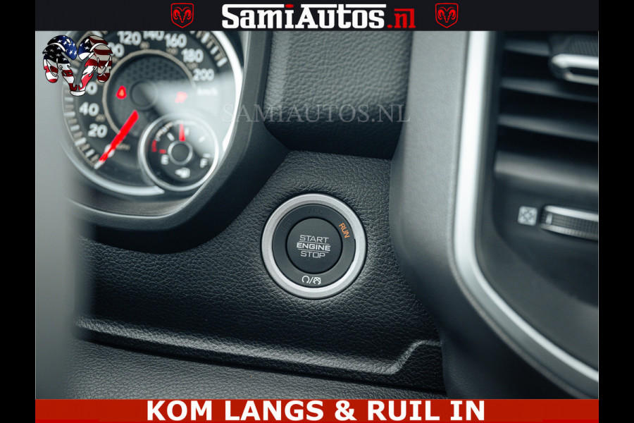 Dodge Ram SPORT | 5.7 V8 4x4 HEMI | PANORAMA DAK | GROOTSCHERM 12 INCH | LPG | Patriot Blue CREW CAB | DUBBELE CABINE | 5 PERSOONS | DC | VOORRAAD NR 2555 - 3325 | De specialist in Amerikaanse pick‑ups in Nederland en Europa.